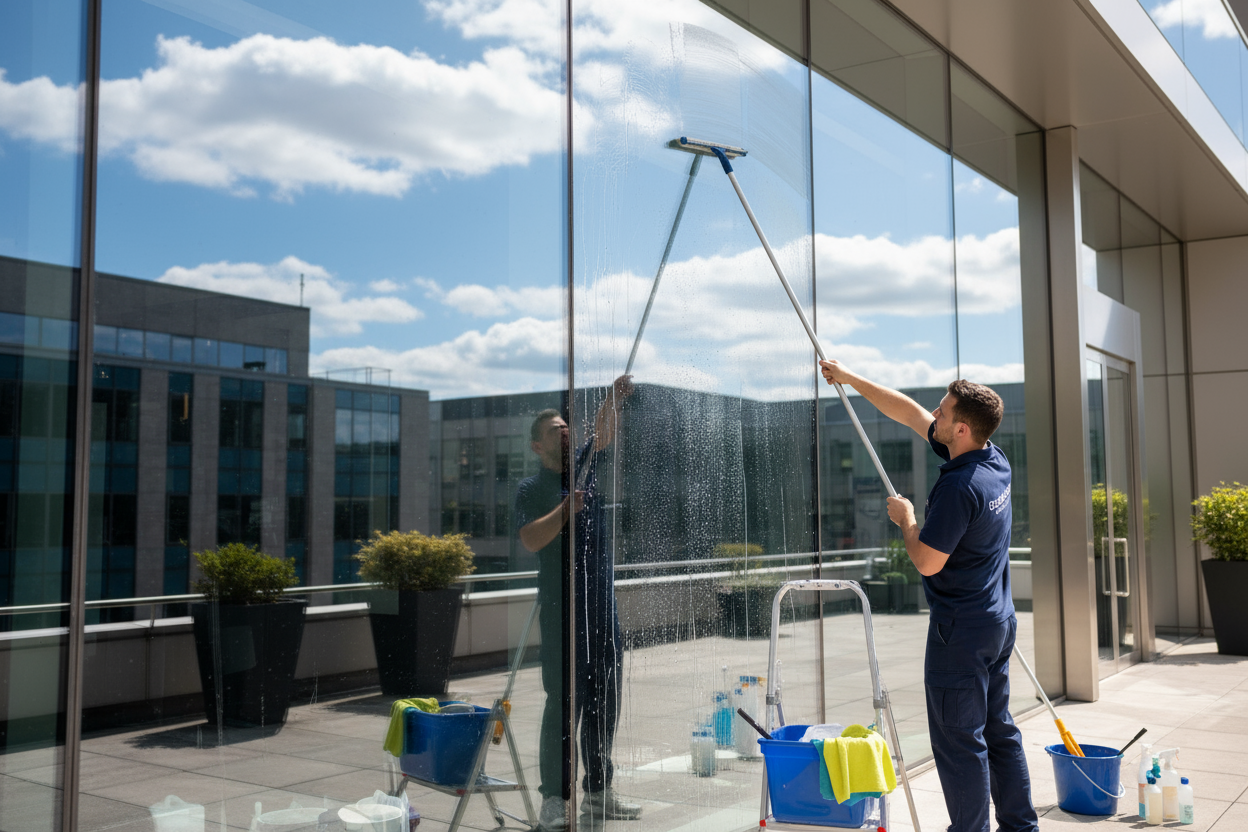 Professionelle Fensterreinigung