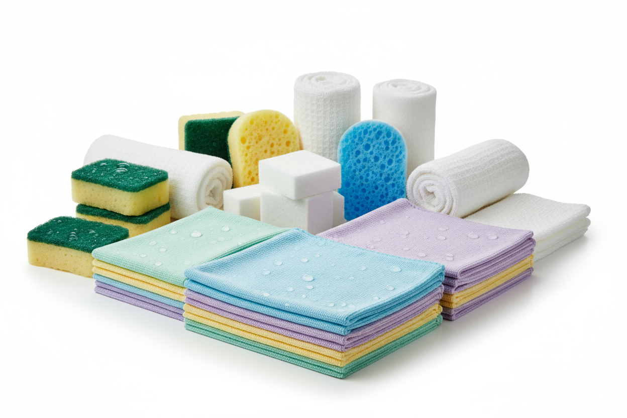 Tücher und Schwämme