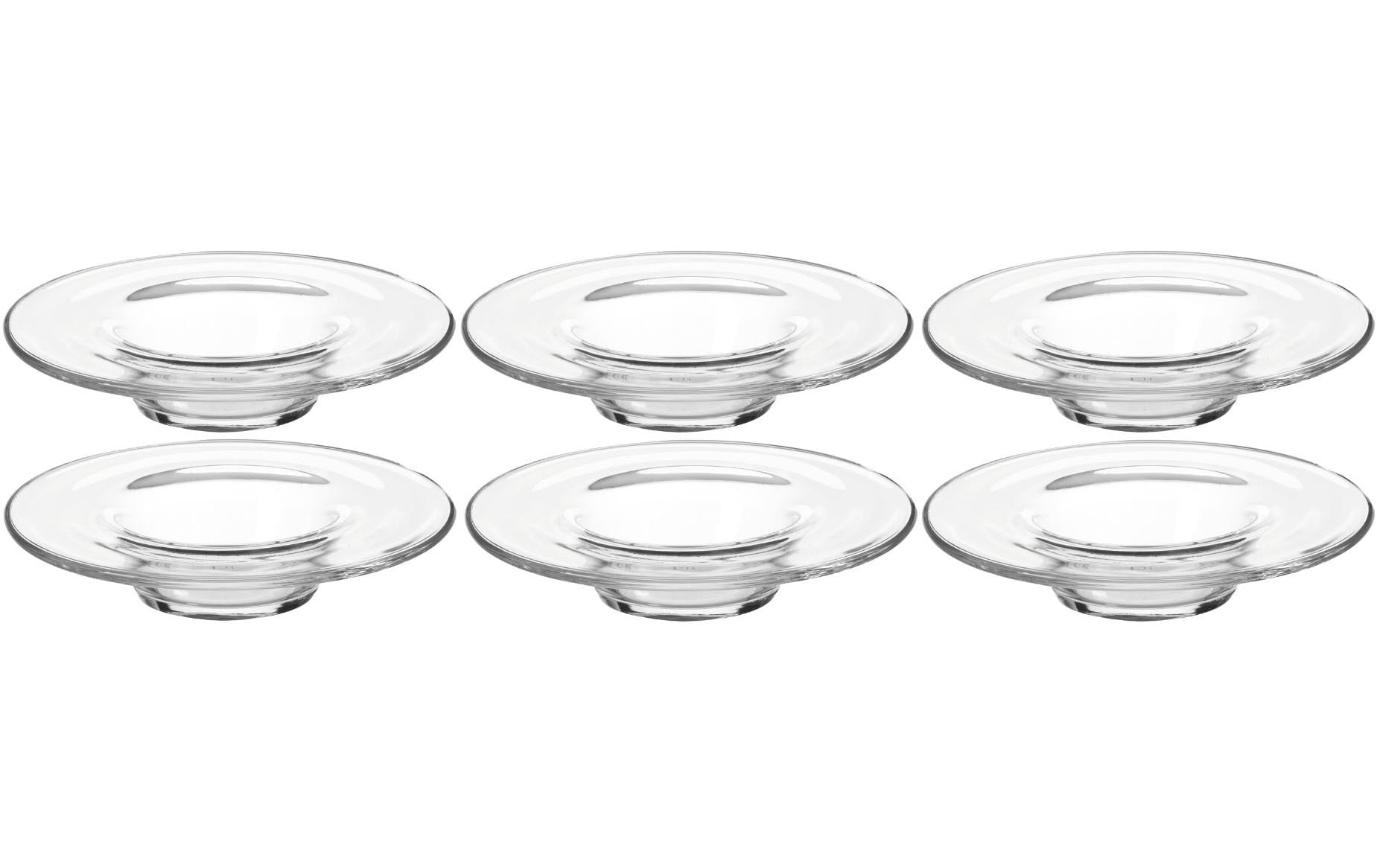 Montana Untertasse Brasil für Kaffee, 6 Stück, Transparent