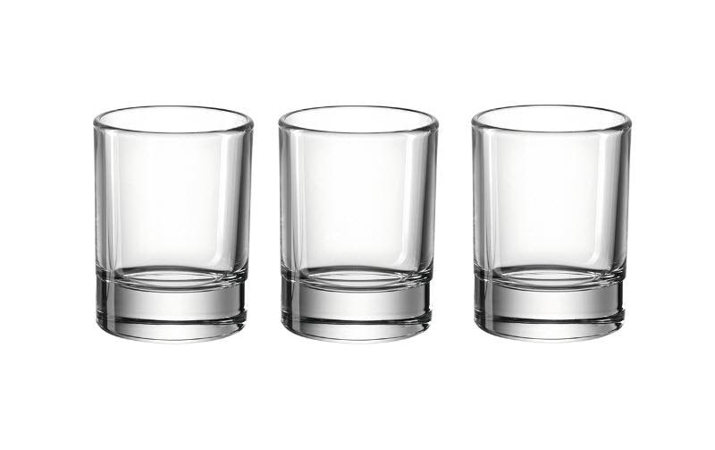 Montana Schnapsglas Gala 40 ml, 3 Stück, Transparent 