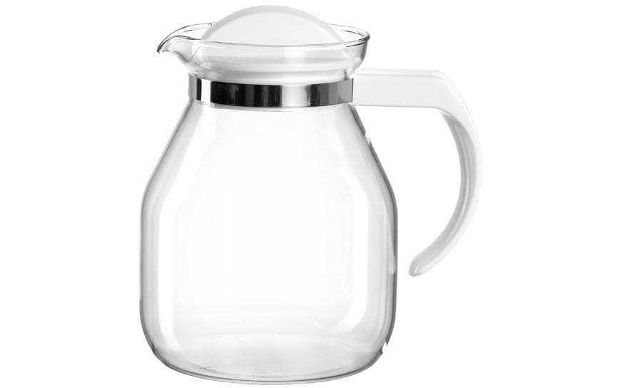 Montana Teekanne Content 1.25 l, Transparent/Weiss