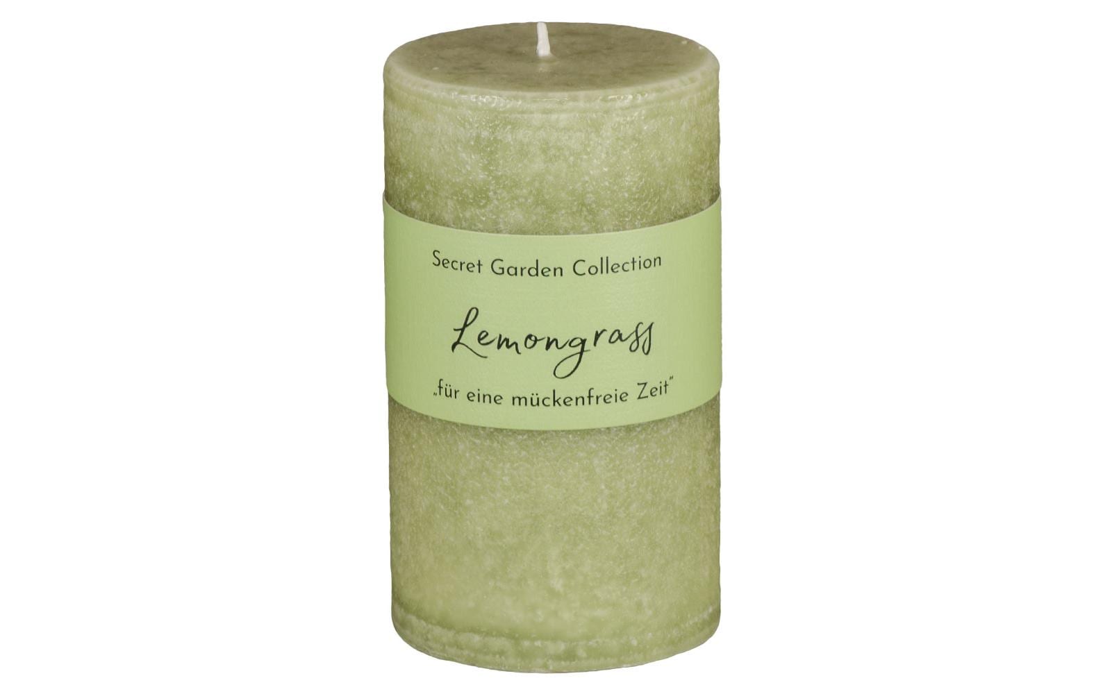 Schulthess Kerzen Zylinderkerze Secret Garden Lemongrass 12 cm