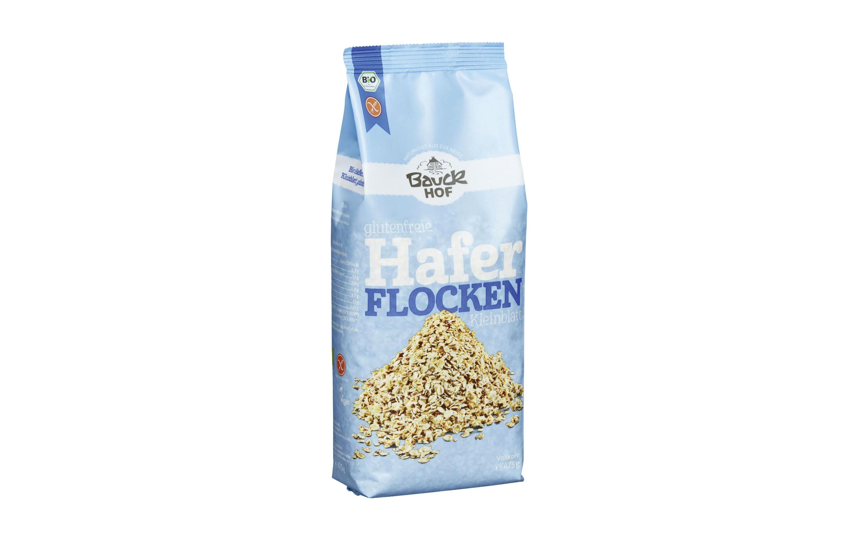 Bauck Mühle Müesli Bio Haferflocken Kleinblatt glutenfrei 475 g