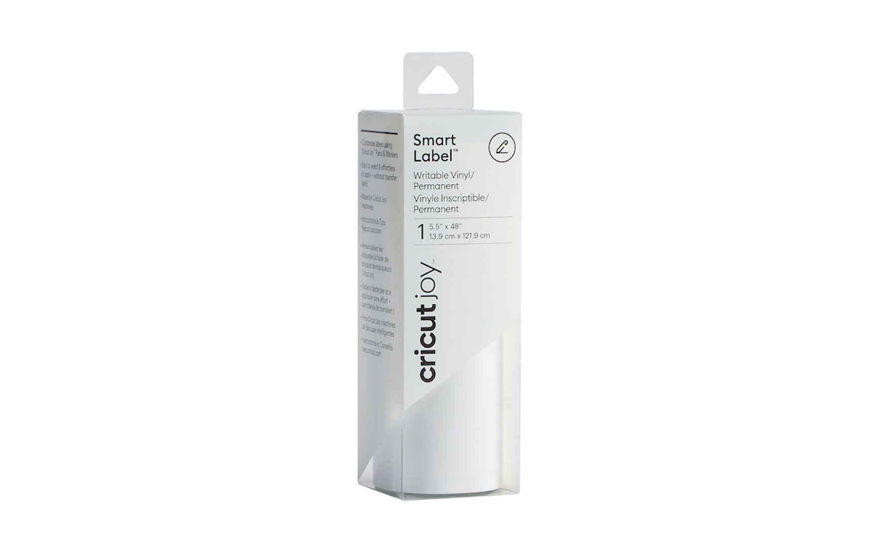 Cricut Vinylfolie Joy Smart Label 13.9 x 121.9 cm Weiss permanent