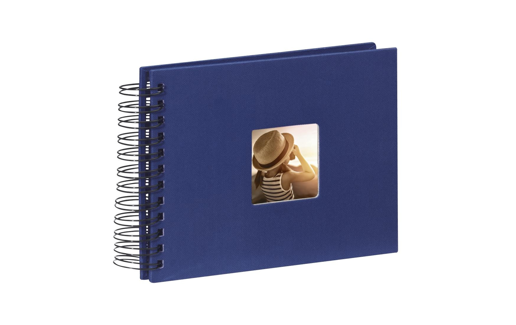 Hama Fotoalbum Fine Art 24 x 17 cm Dunkelblau, 50 schwarze Seiten