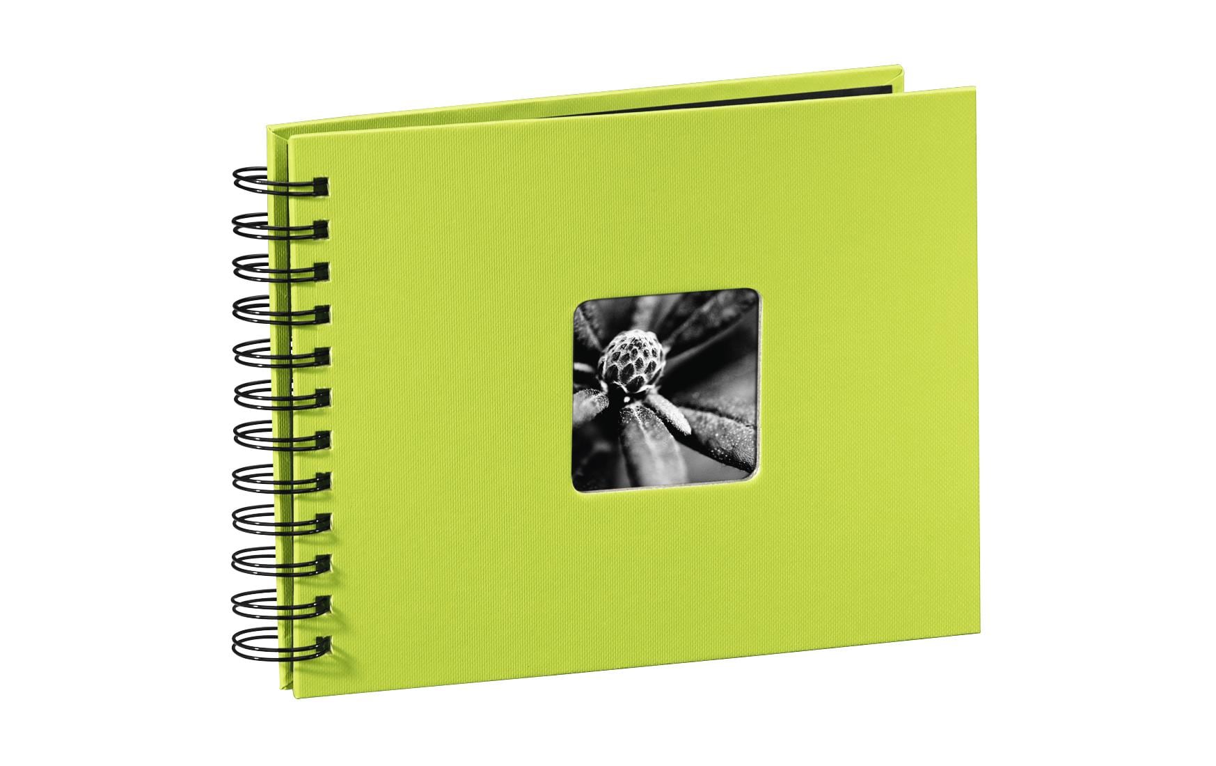 Hama Fotoalbum Fine Art 24 x 17 cm Hellgrün, 50 schwarze Seiten