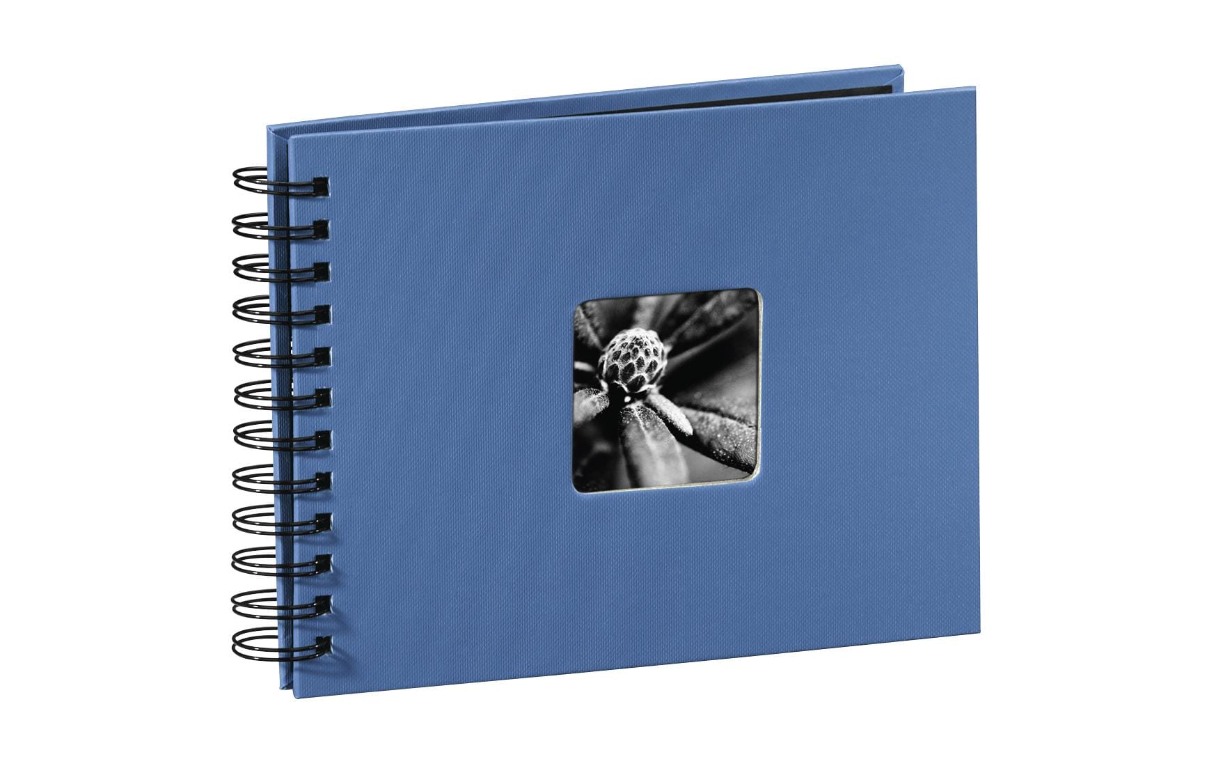 Hama Fotoalbum Fine Art 24 x 17 cm Azur, 50 schwarze Seiten