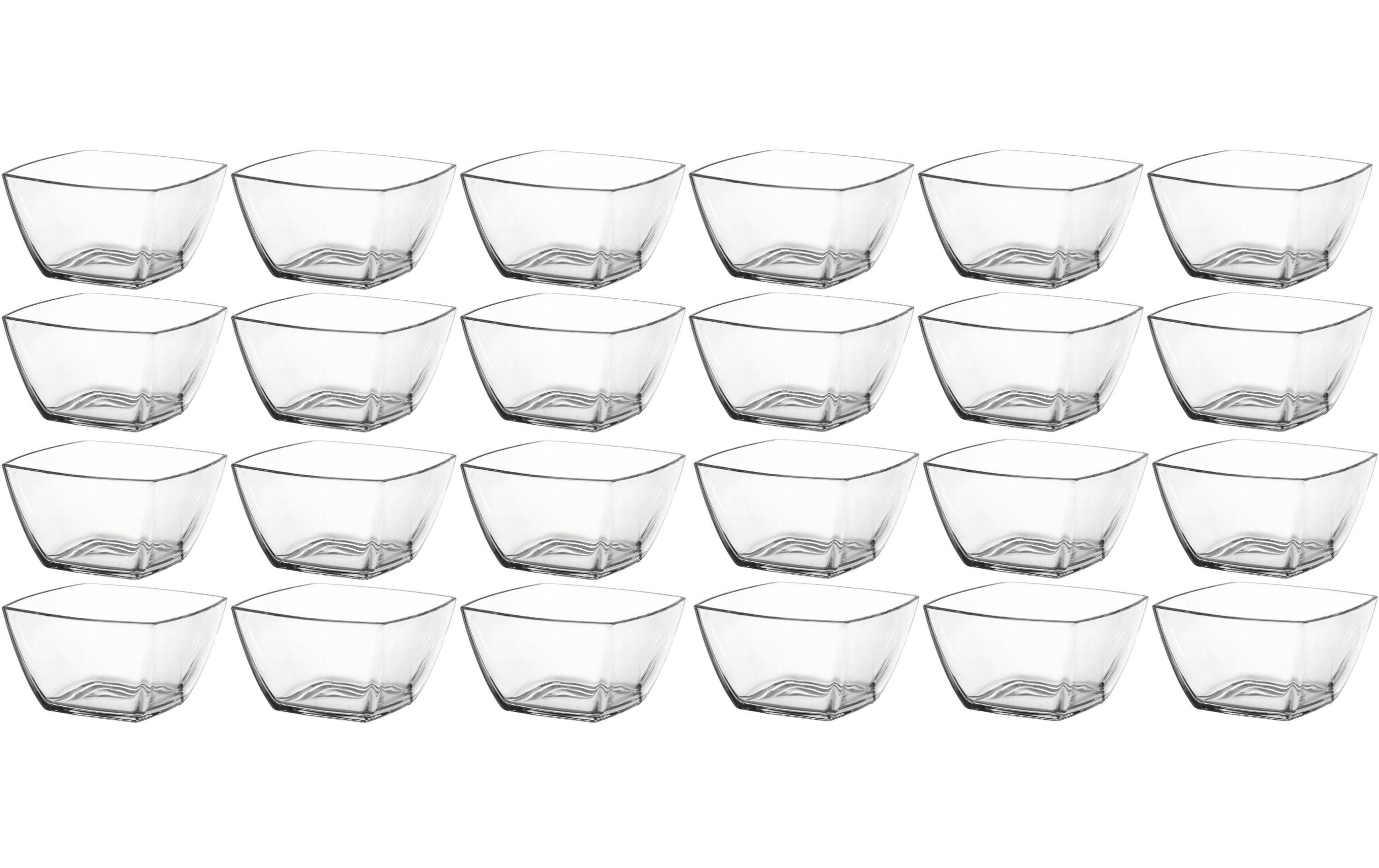 Montana Schale Carre 12.5 x 12.5 cm, 24 Stück, Transparent