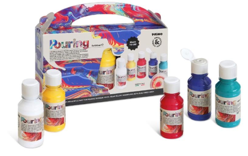Primo Acrylfarbe Pouring 5 x 100 ml