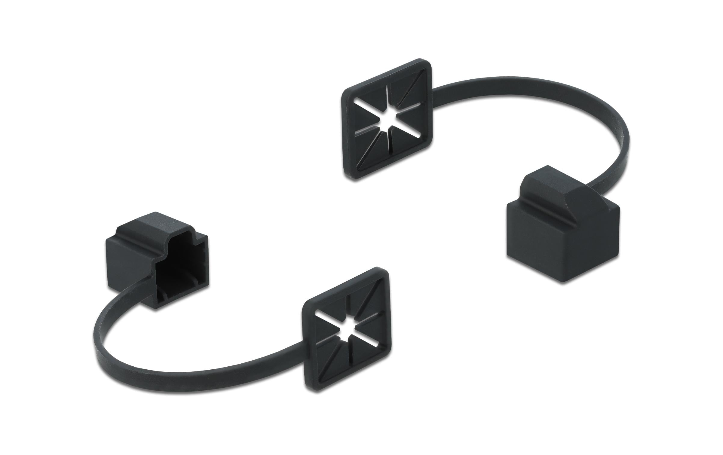 Delock Blindstecker/Staubschutz RJ45, mit Befestigungsclip 1 Stück