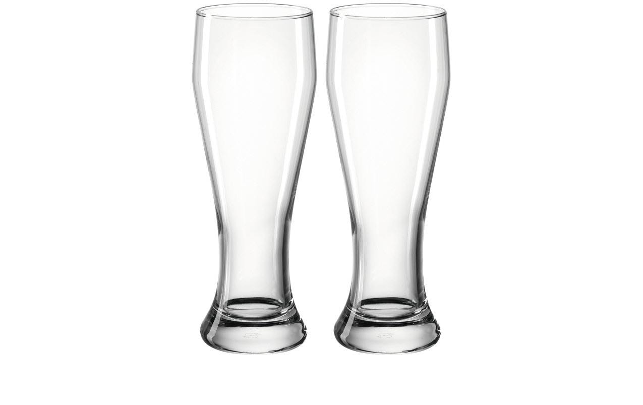 Montana Bierglas Basic 400 ml, 2 Stück, Transparent