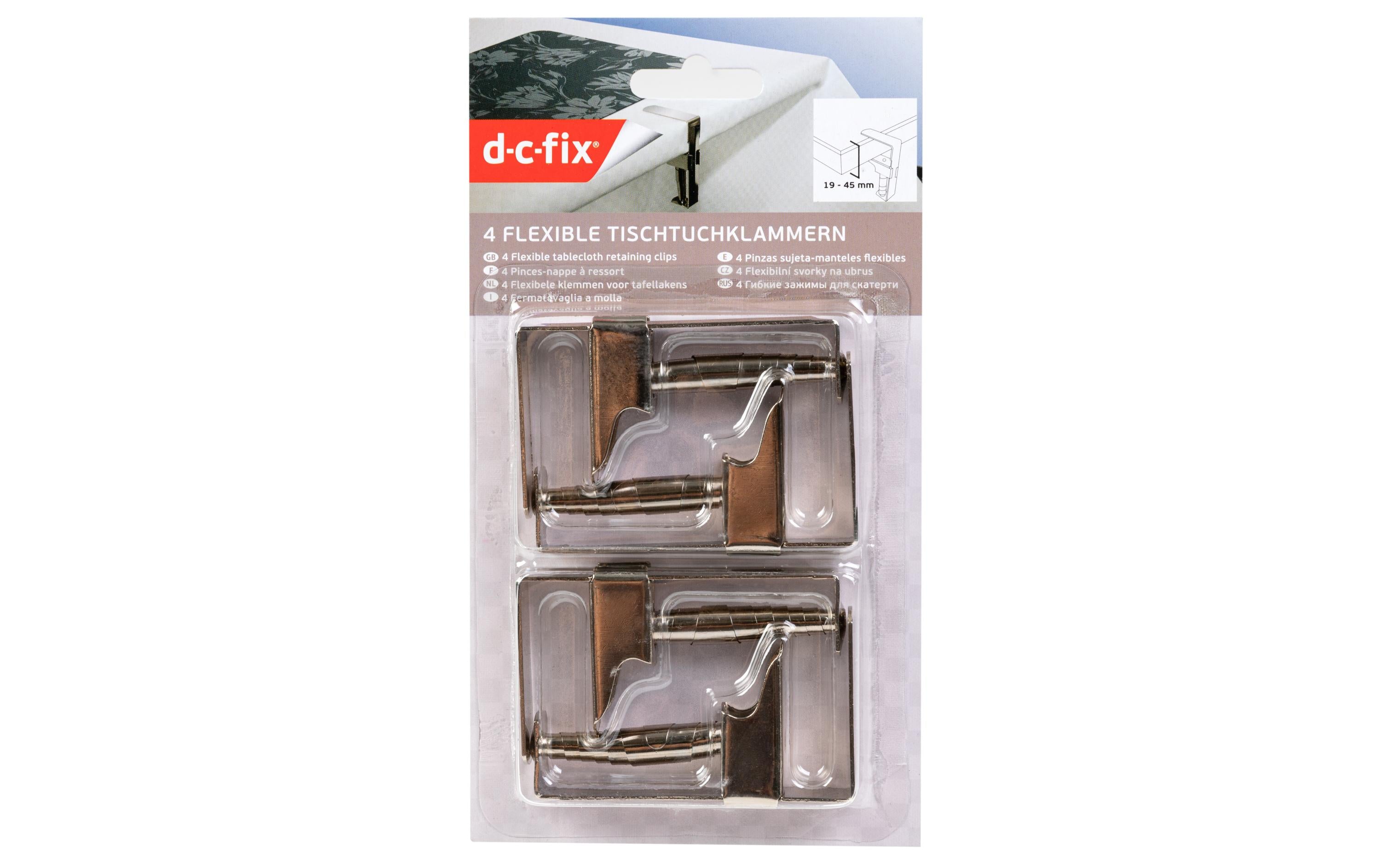 d-c-fix Tischtuchklammer   Click 4 Stück