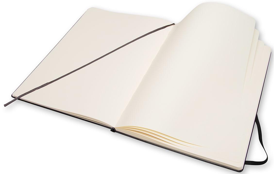 Moleskine Notizbuch A4 Blanko, Schwarz