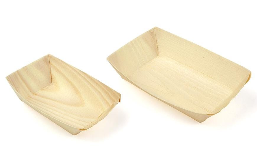 Sier Fingerfood-Schale 6 x 2 x 9 cm, 50 Stück