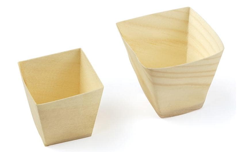 Sier Fingerfood-Schale 5.5 x 5.5 x 5.5 cm, 40 Stück