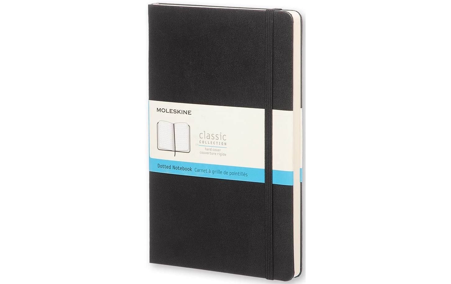 Moleskine Notizbuch Classic A5 Dot, Schwarz, 240 Seiten
