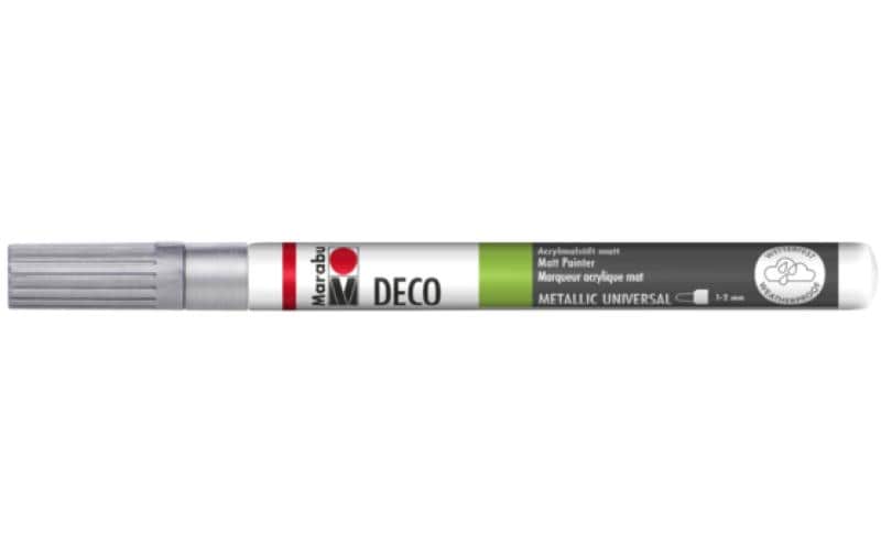 Marabu Acrylmarker Deco Painter 1 - 2 mm, Silber