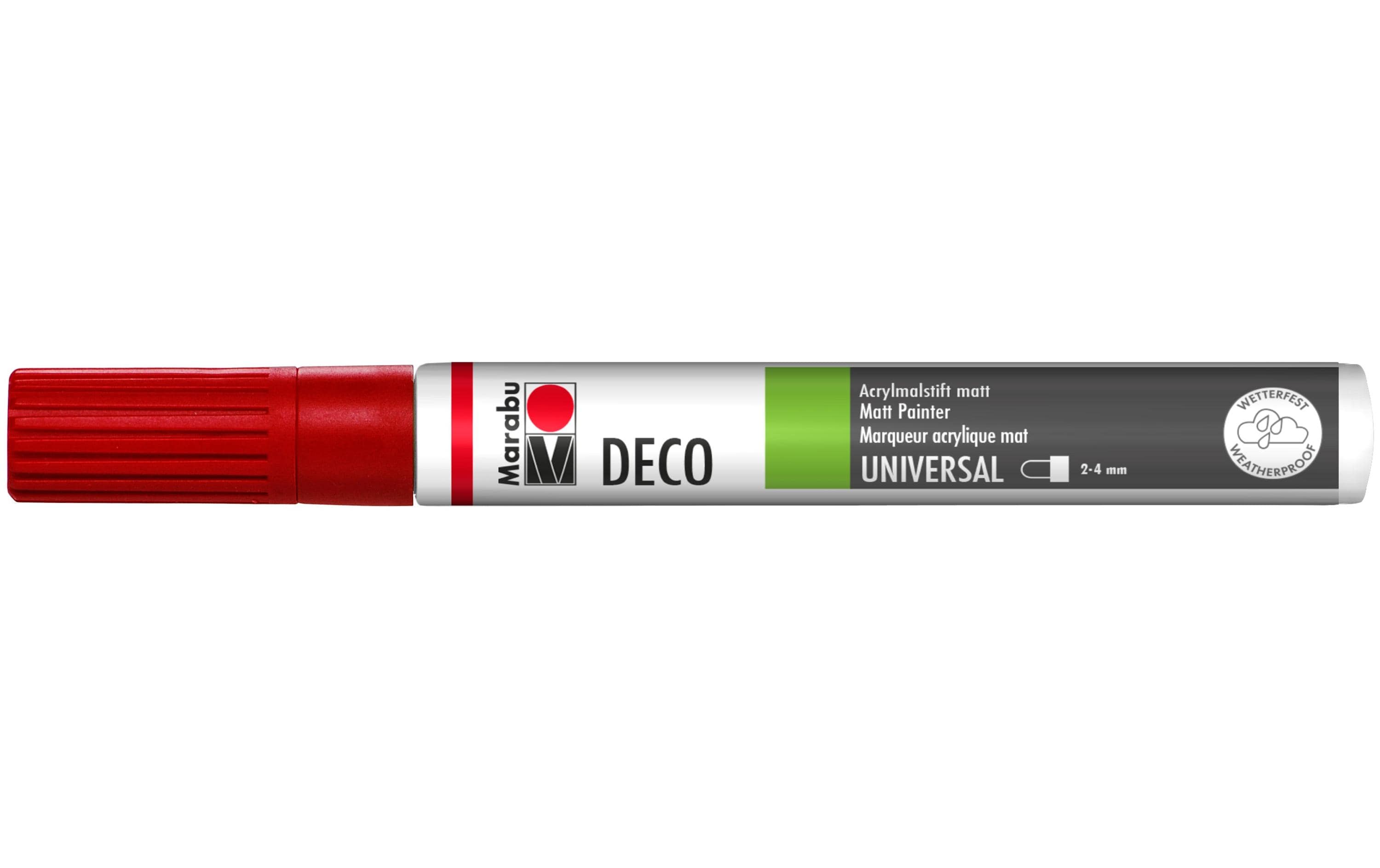 Marabu Acrylmarker Deco Painter 2 - 4 mm, Kirsche