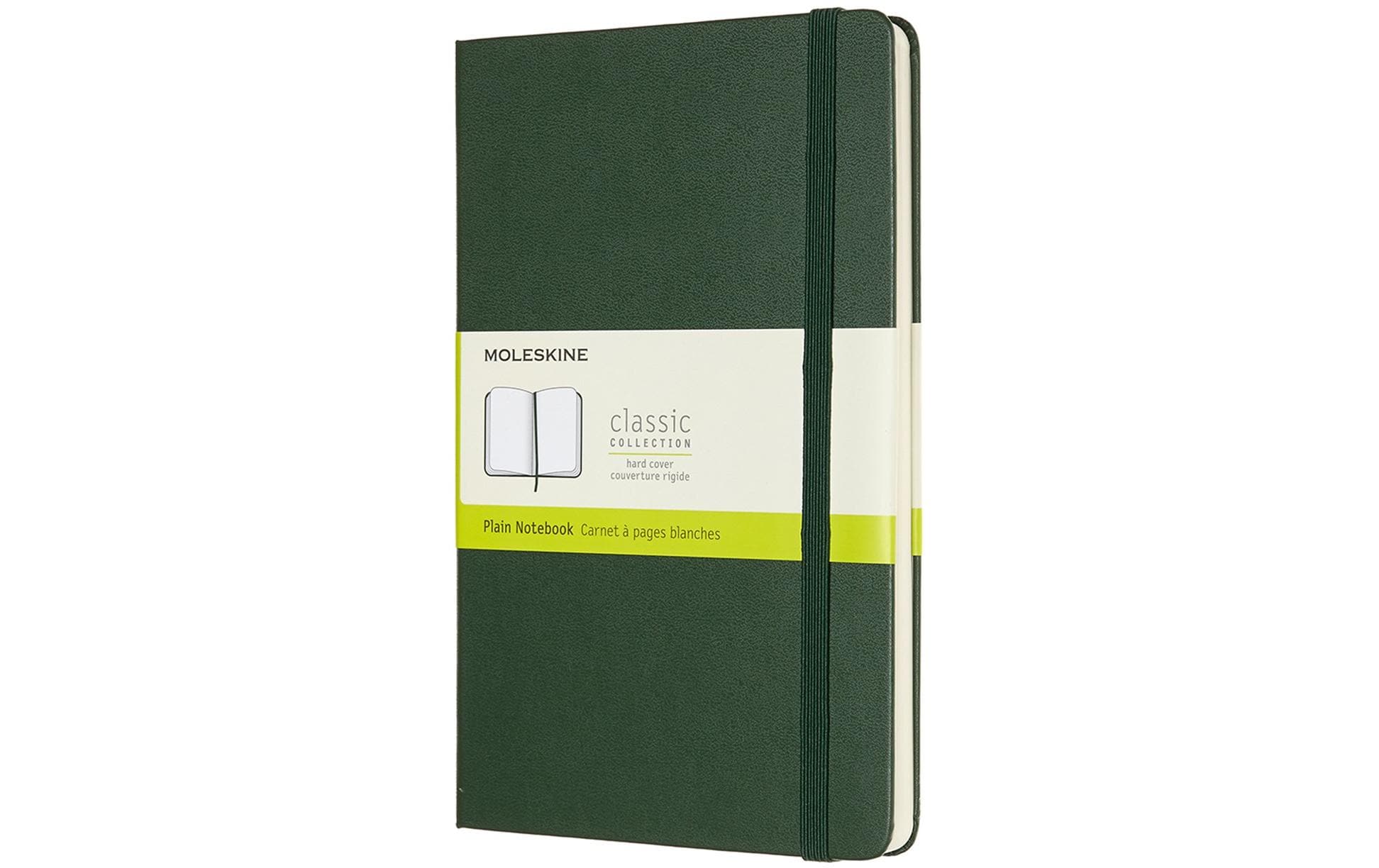 Moleskine Notizbuch Classic A5 Blanko, Grün, 240 Seiten