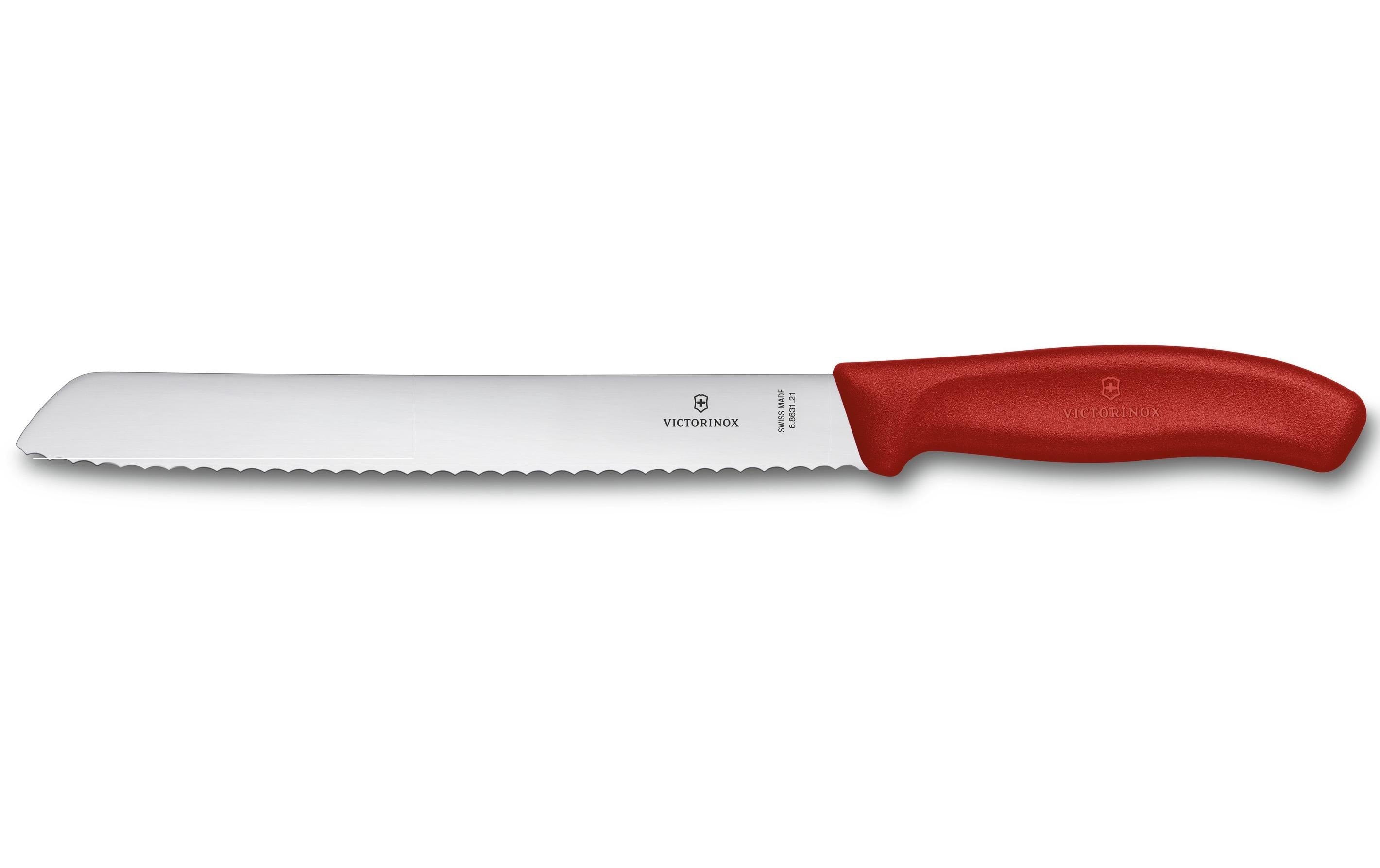 Victorinox Brotmesser Swiss Classic Rot/Silber
