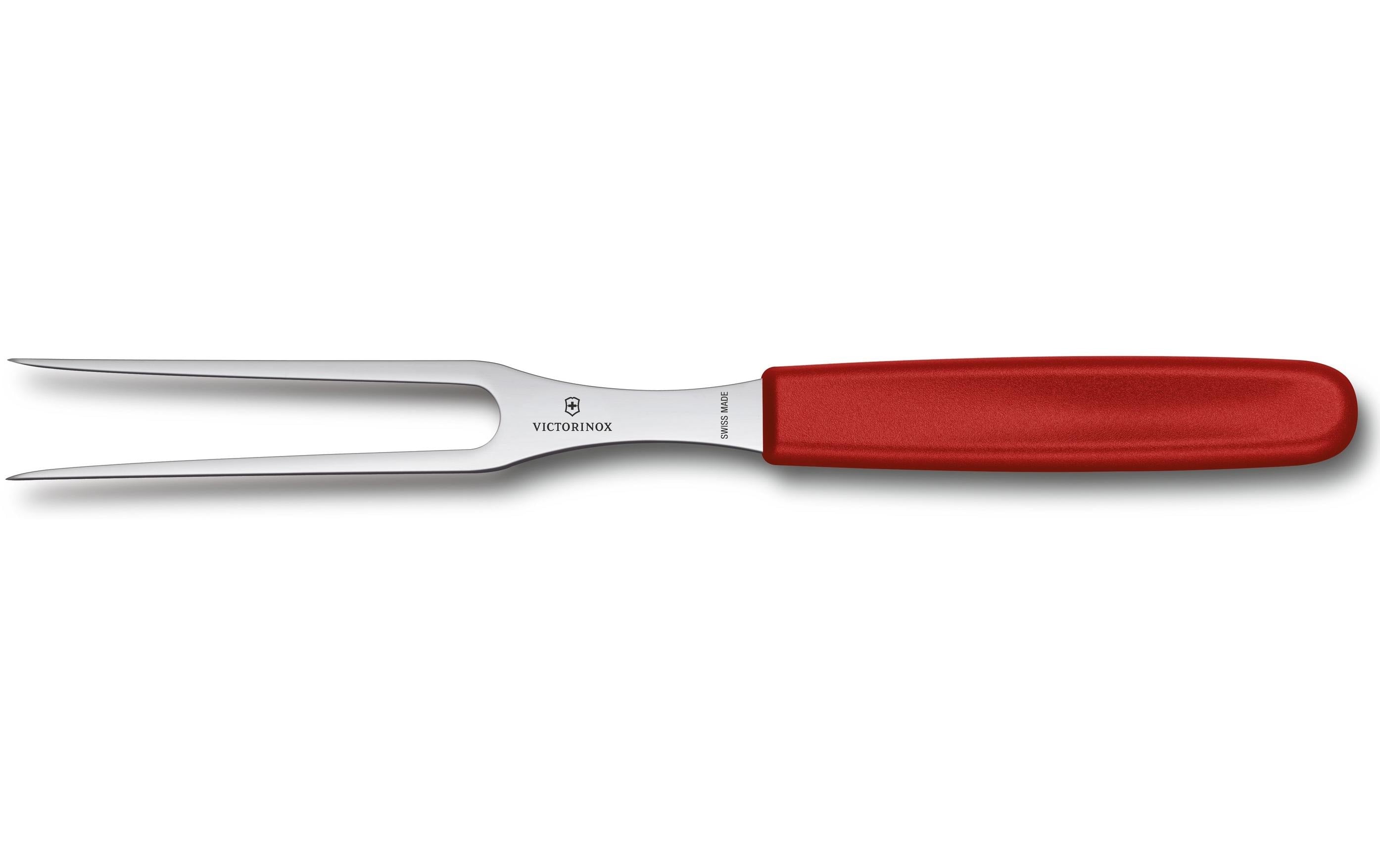 Victorinox Tranchiergabel Swiss Classic Rot/Silber