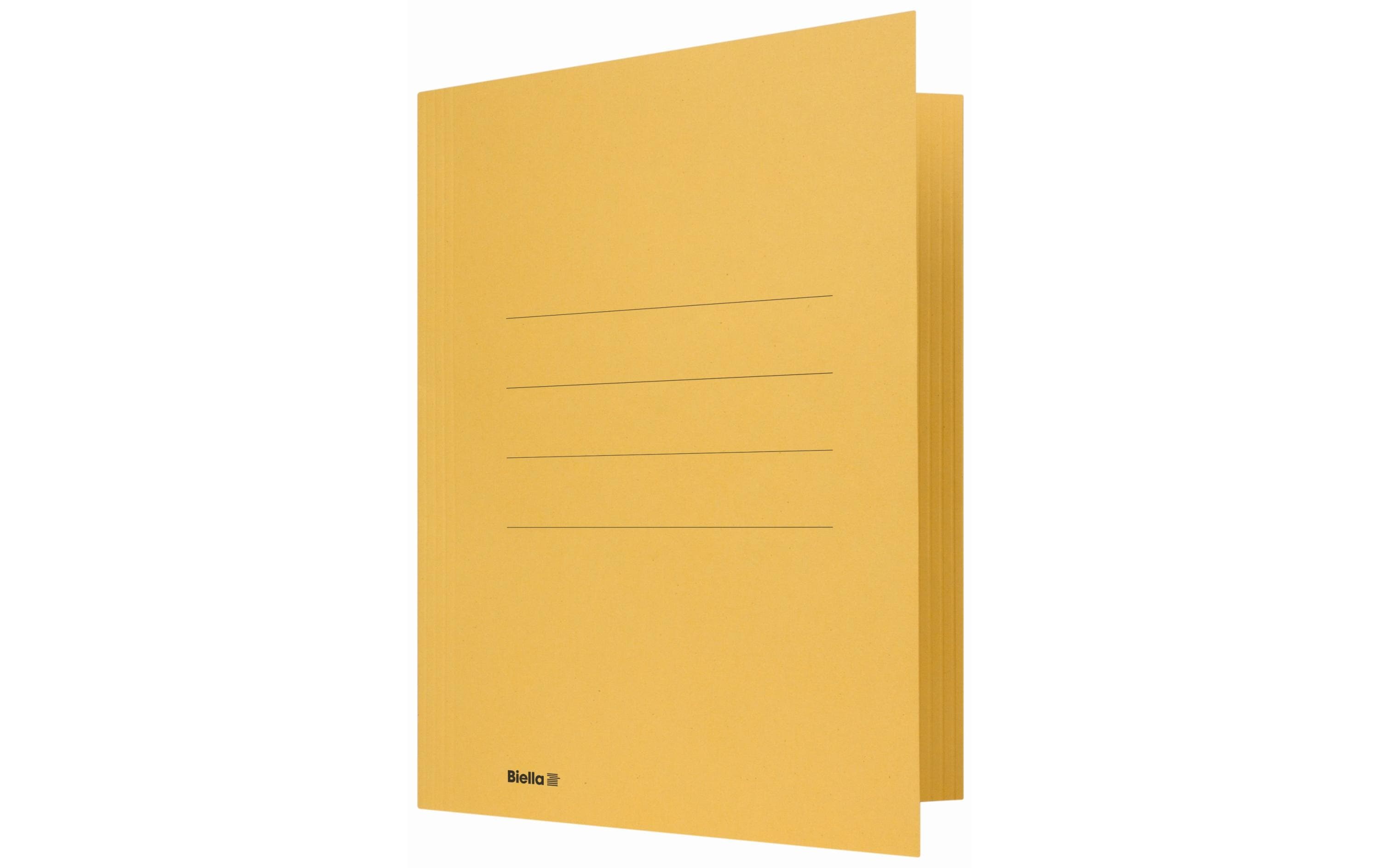 Biella Einlagemappe Jura A4 Gelb für 240 Blatt