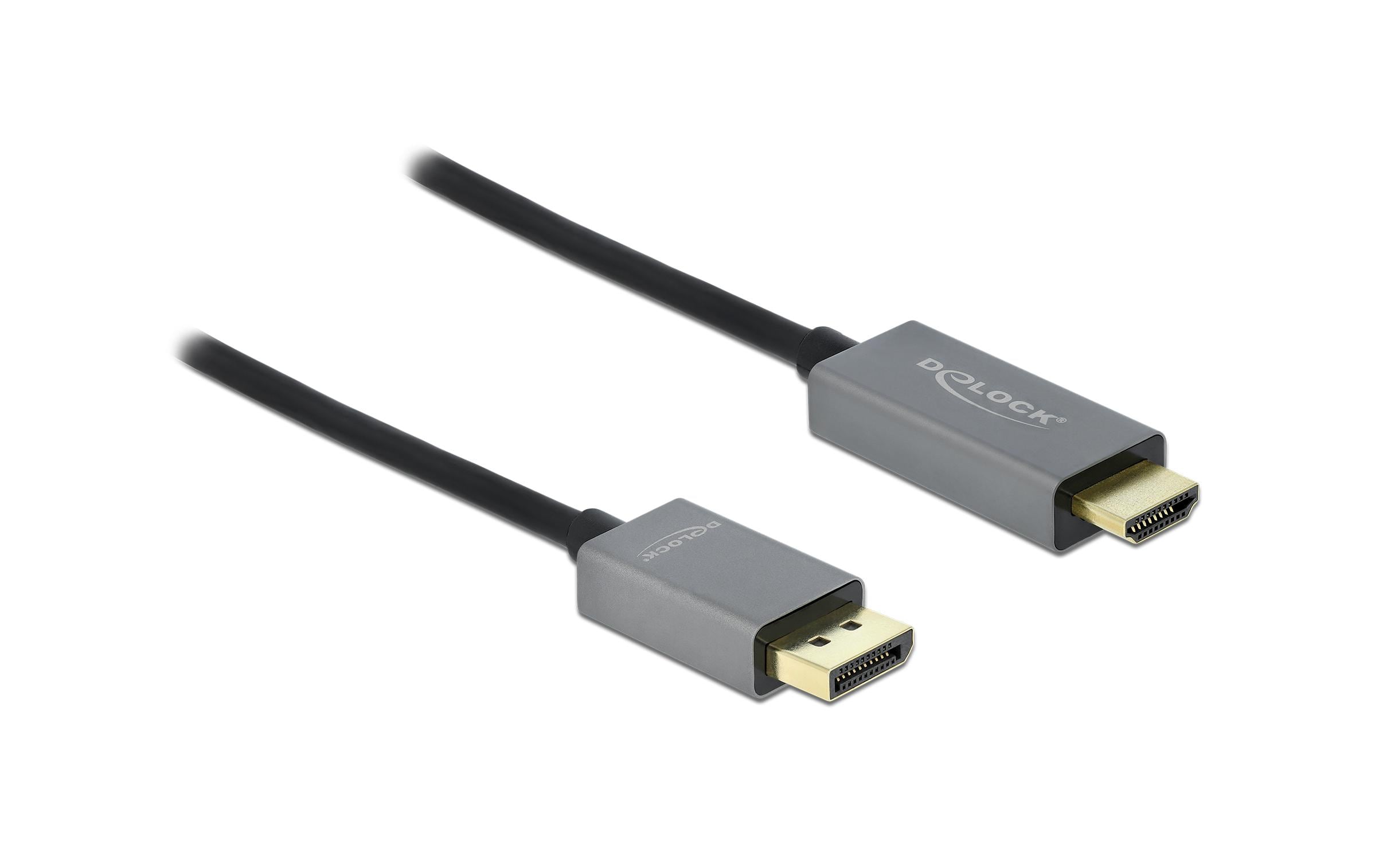 Delock Kabel DisplayPort 1.4 - HDMI, 4K 60 Hz, HDR 1m