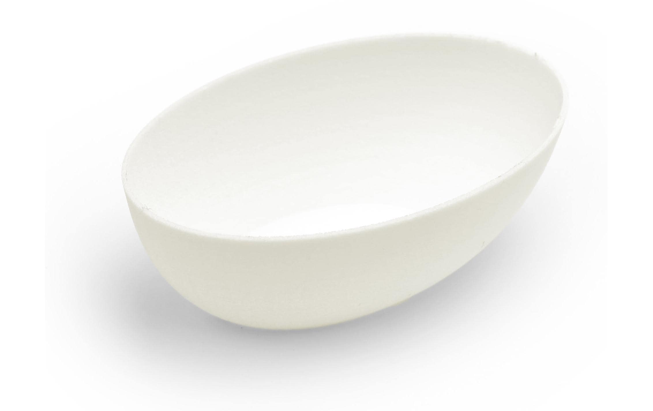 Sier Einweg-Schale Bagastro Boot 350 ml 40 Stück, Weiss