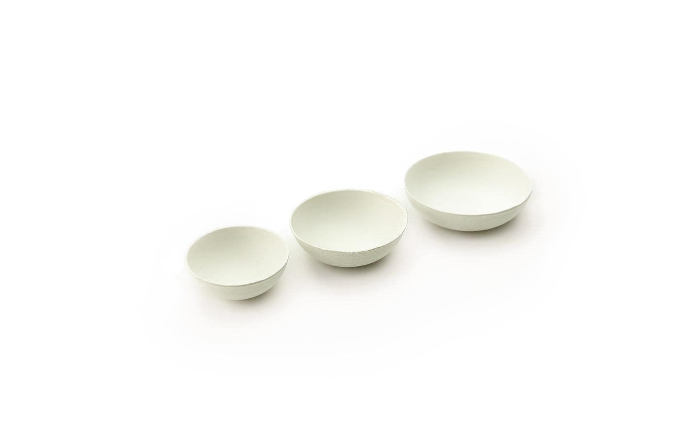 Sier Fingerfood-Schale Bagastro 6 cm, 80 Stück, Weiss