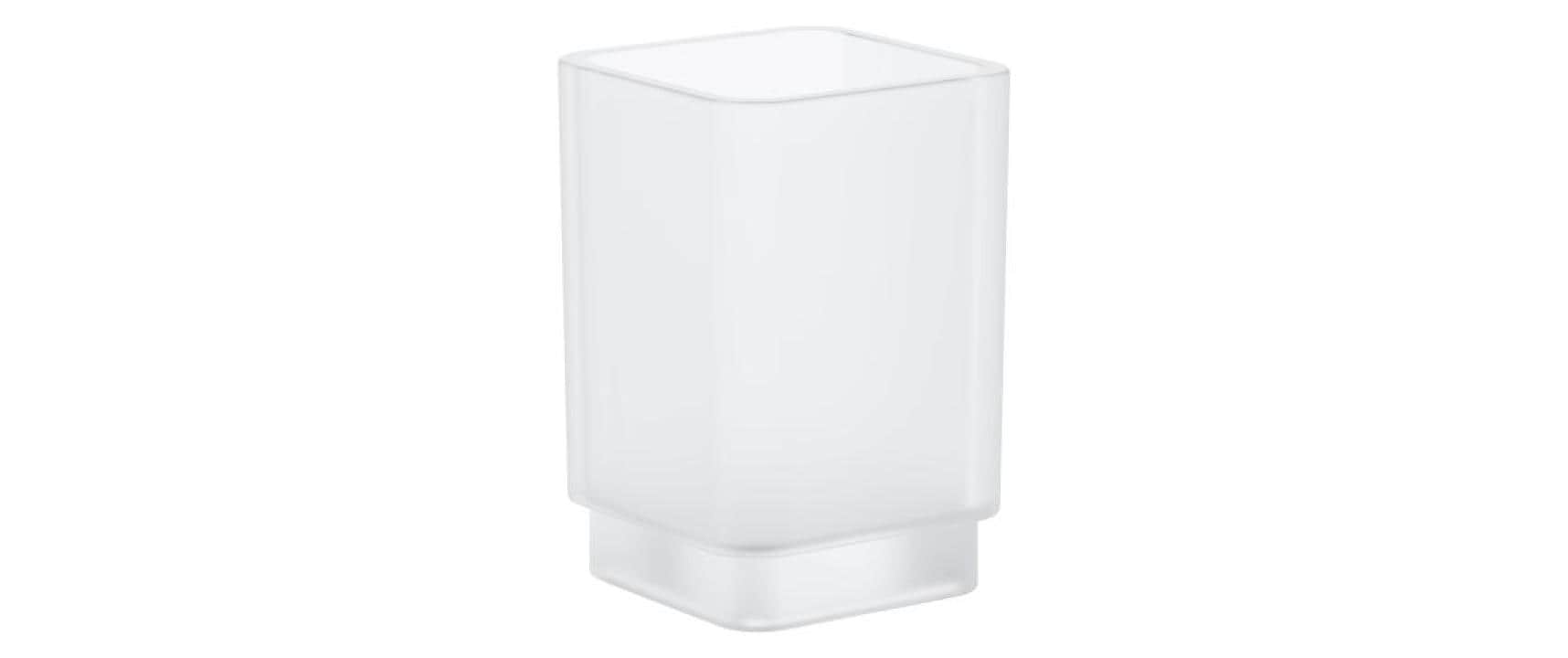 GROHE Zahnputzbecher Selection Cube Weiss matt