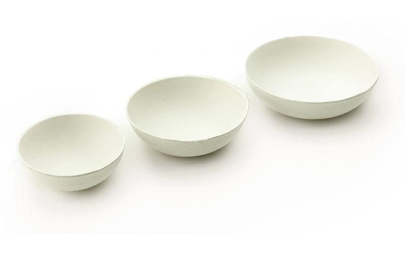 Sier Fingerfood-Schale Bagastro 5 cm, 80 Stück, Weiss