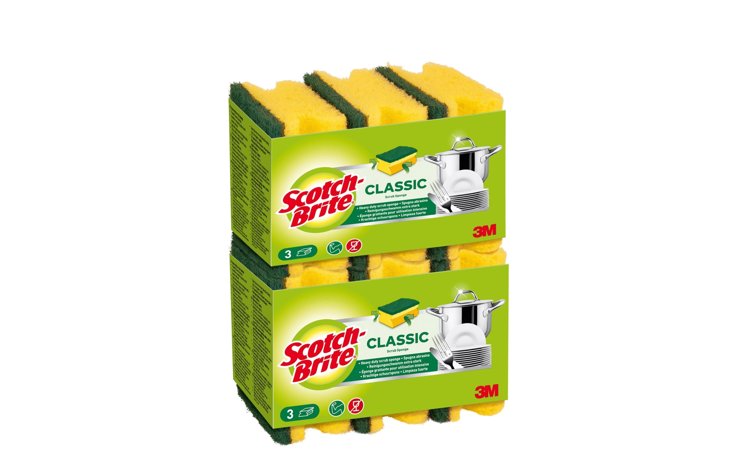 Scotch-Brite Schwamm Scotch-Brite Classic 6 Stück