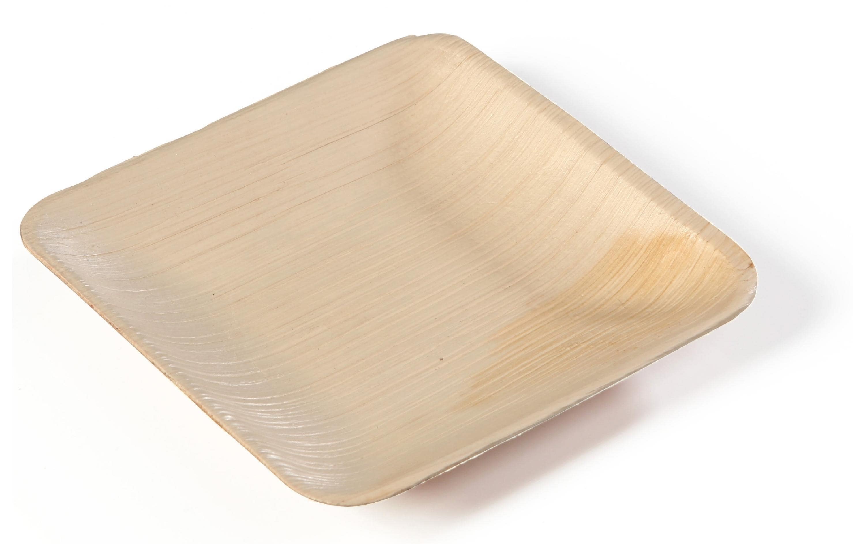 Sier Einwegteller Palm 20 cm x 20 cm, 20 Stück