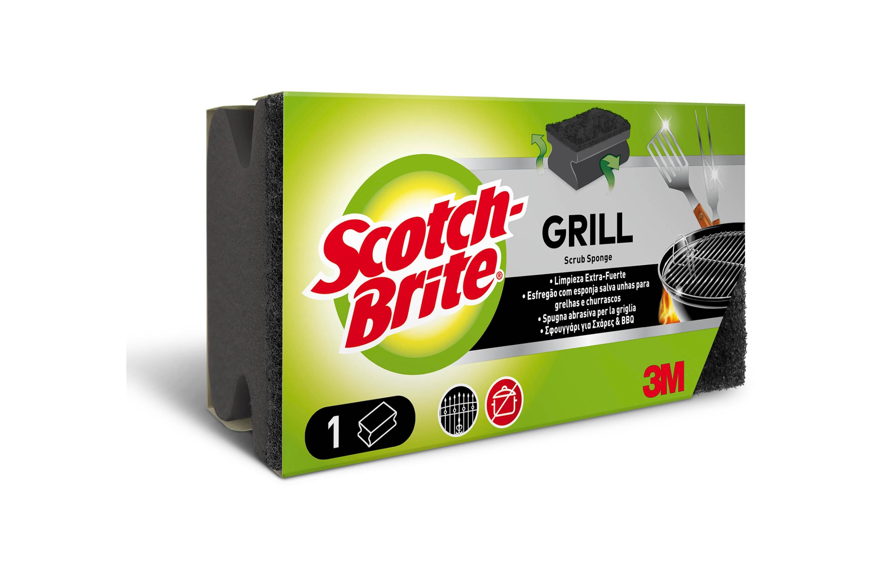 Scotch-Brite Schwamm Scotch-Brite Grill 1 Stück