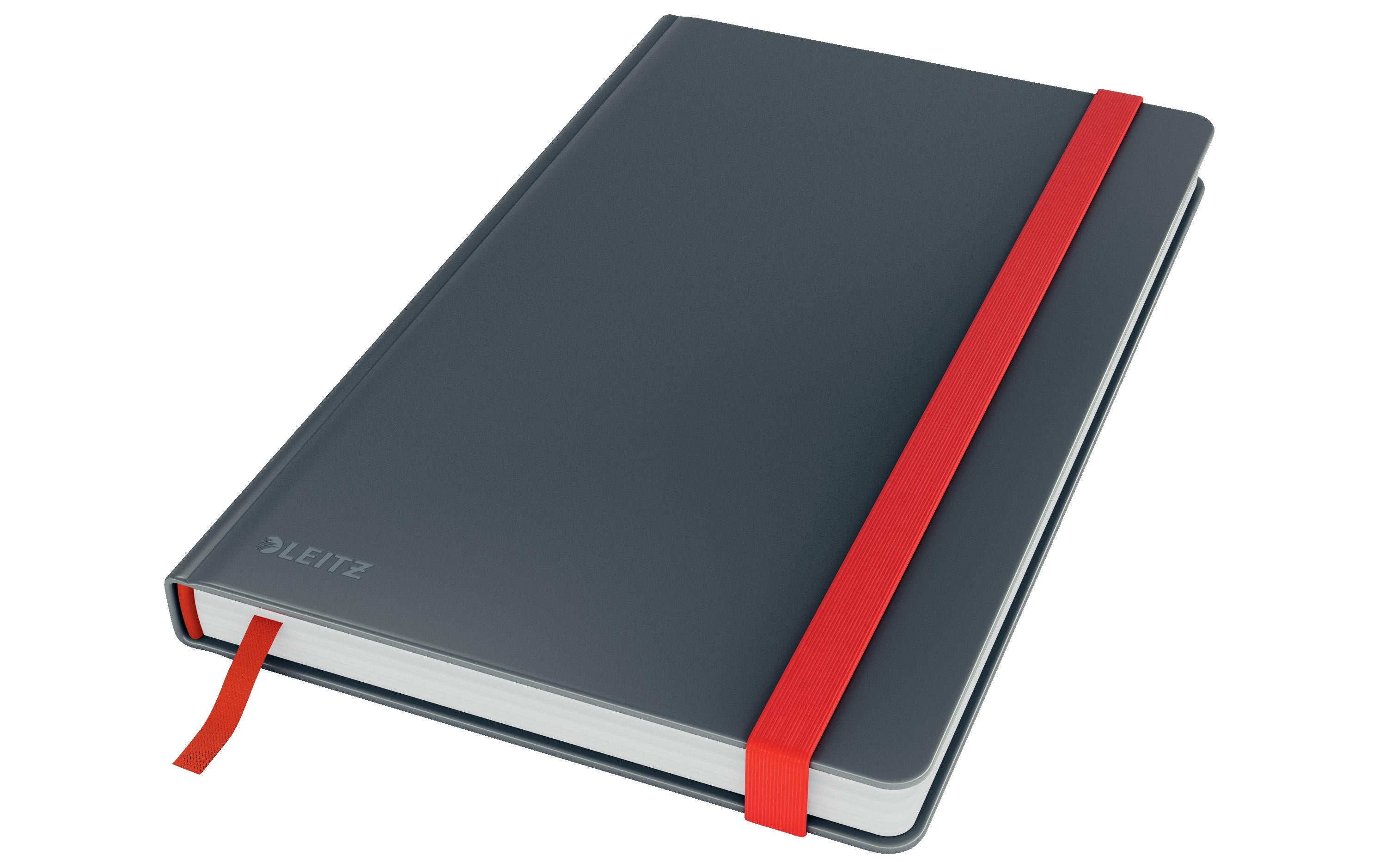 Leitz Notizbuch Cosy 14.8 x 21 cm, Kariert, Grau