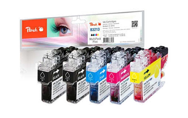 Peach Tinte Brother LC-3213 C, M, Y, 2x BK