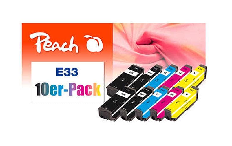 Peach Tinte Epson No. 33 2x BK, PBK, C, M, Y