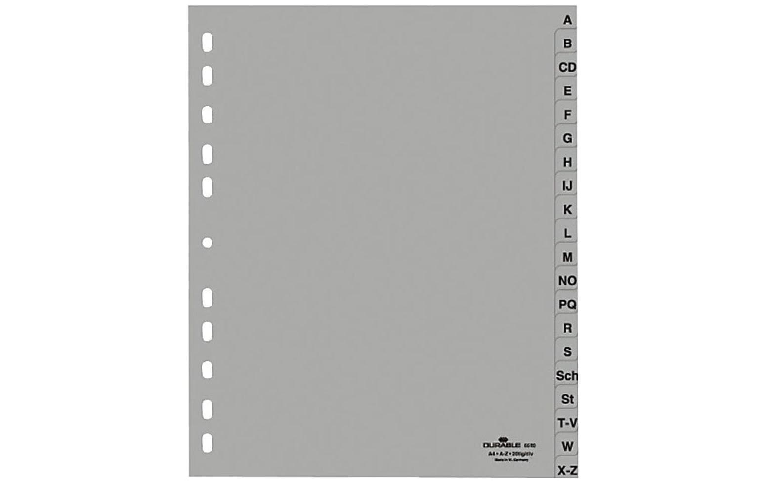 DURABLE Register A4 A-Z XXL