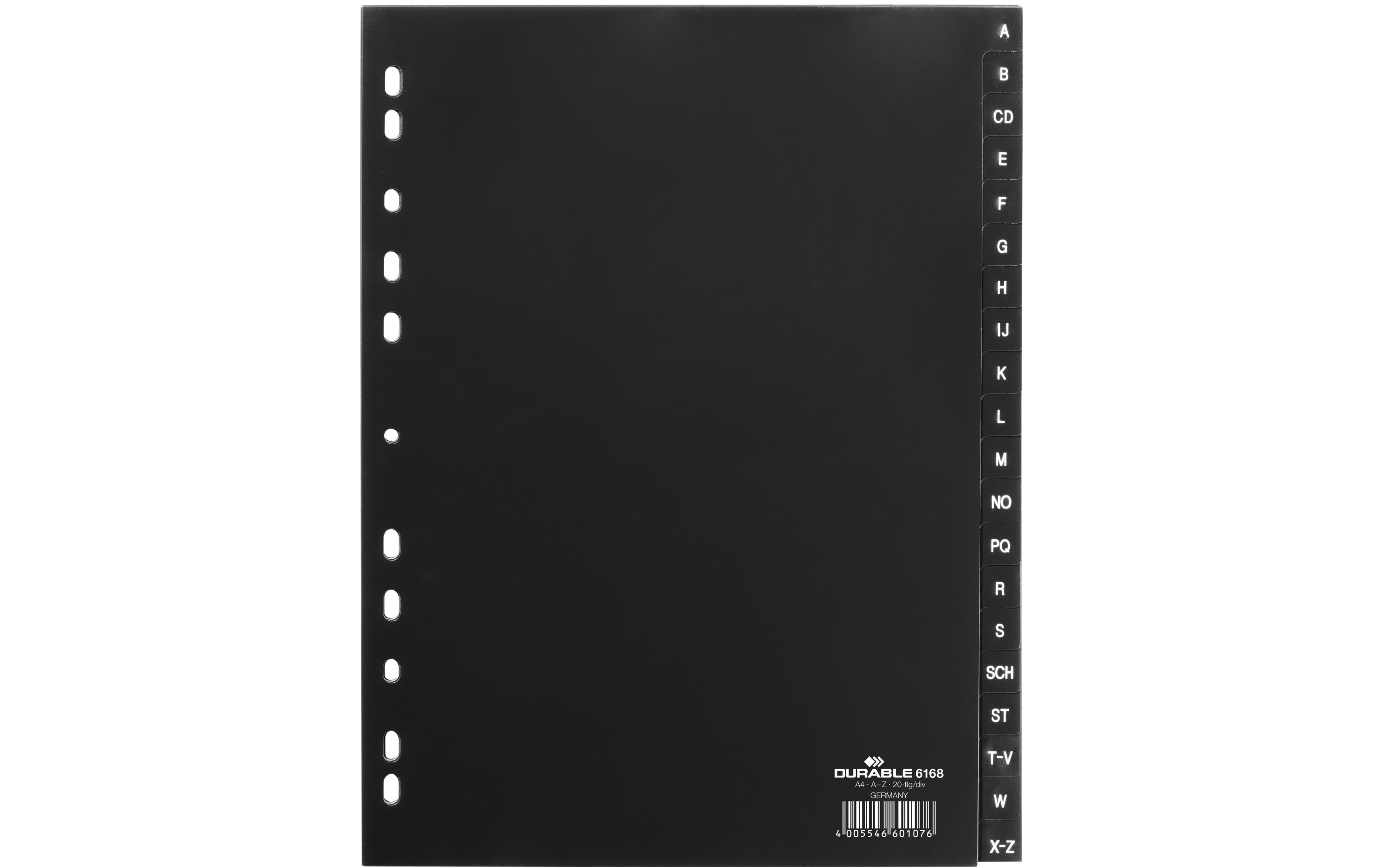 DURABLE Register A4  A-Z, Schwarz