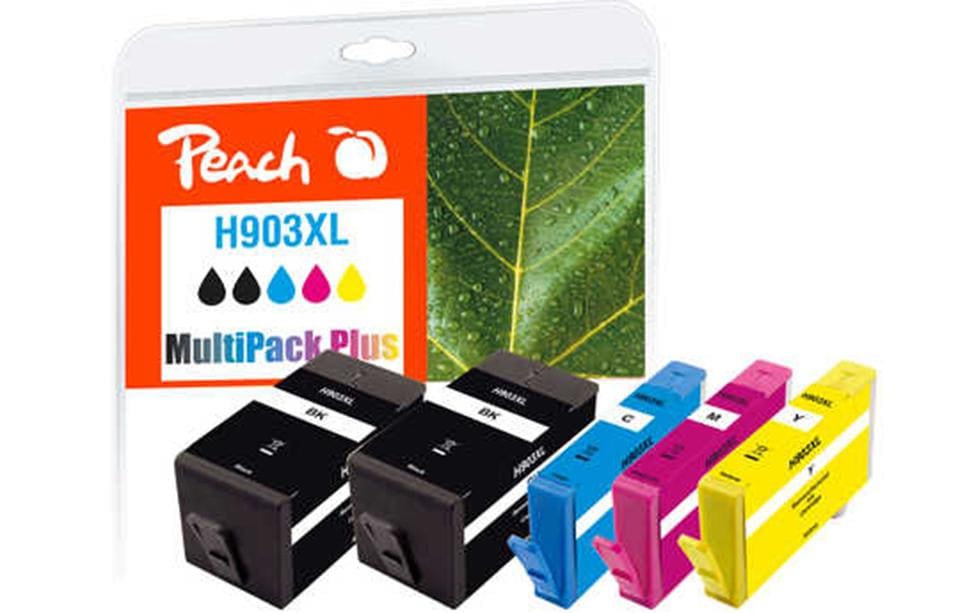 Peach Tinte HP Nr. 903XL 2x BK, 1x C, M, Y