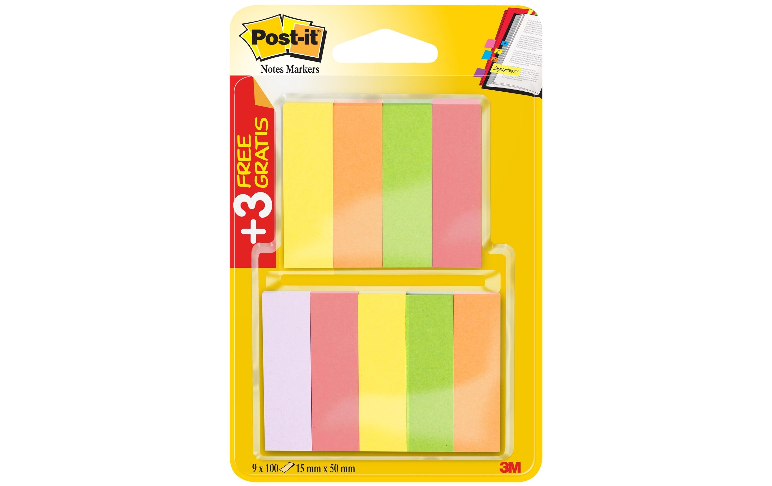 Post-it Page Marker Post-it Index 9 Stück