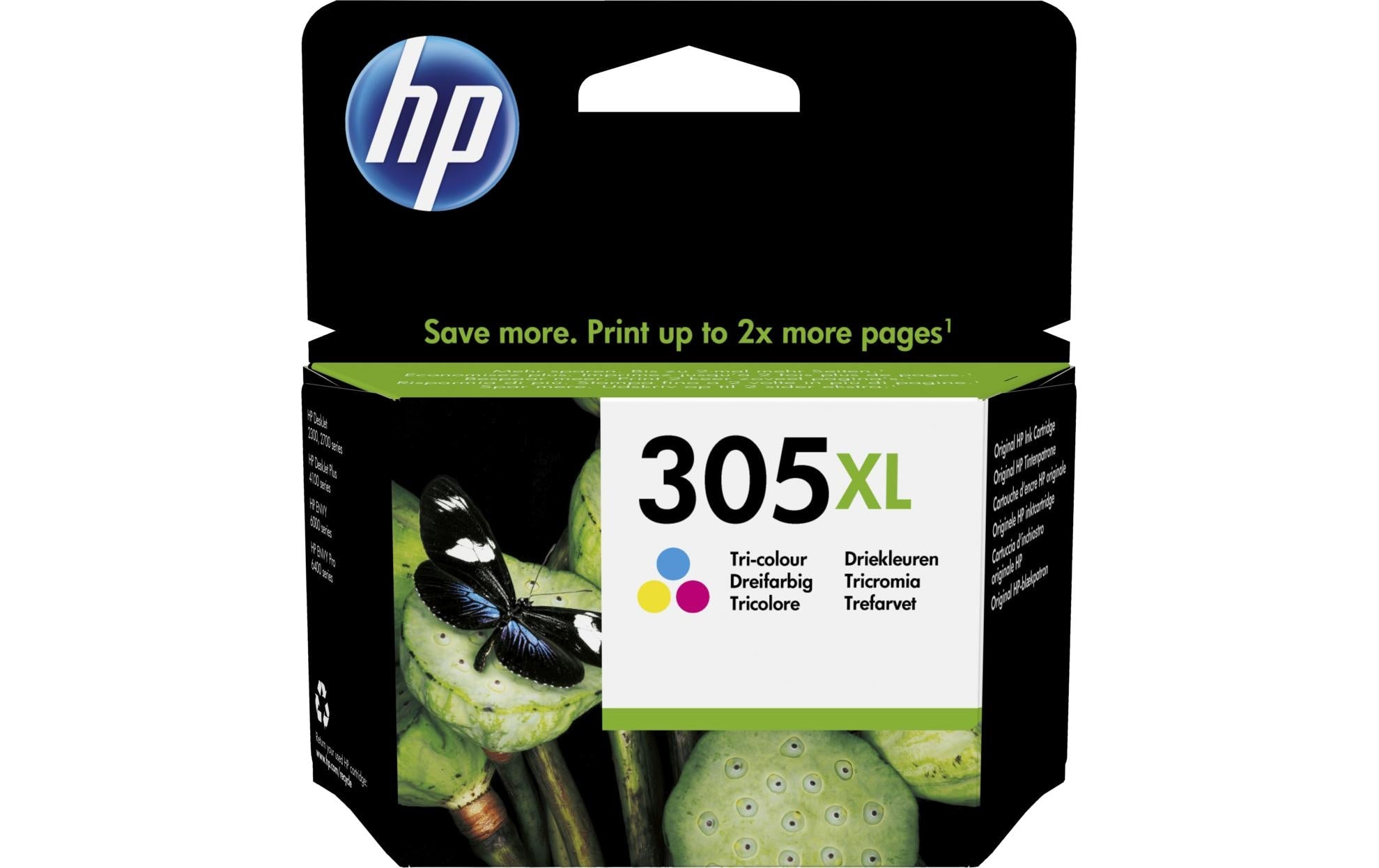 HP Tinte Nr. 305XL (3YM63AE) Cyan/Magenta/Yellow