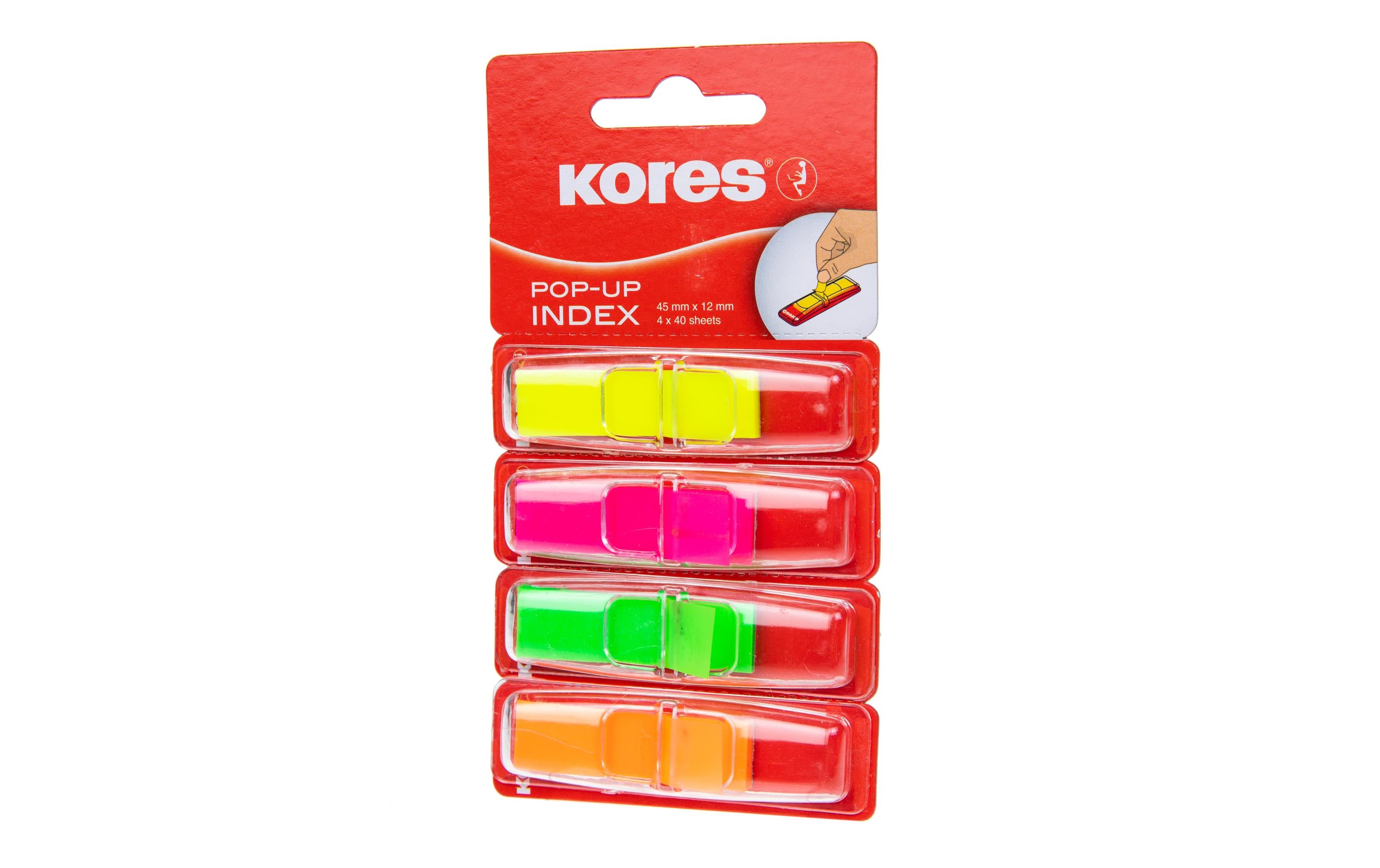 Kores Page Marker Pop-Up 40 Stück pro Block