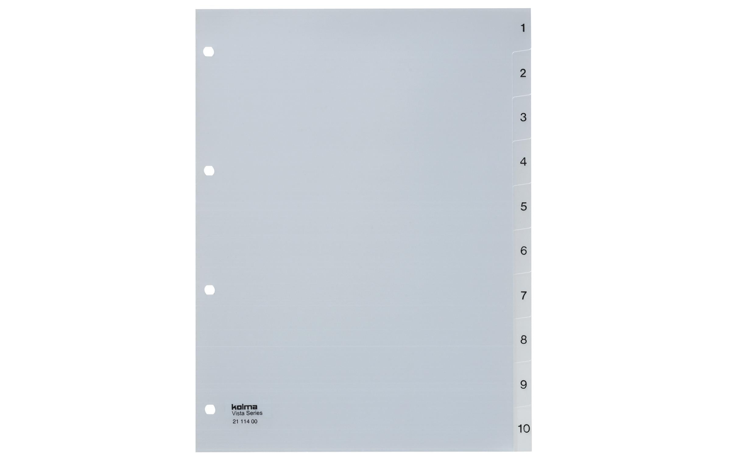 Kolma Register A4 Vista 1-10