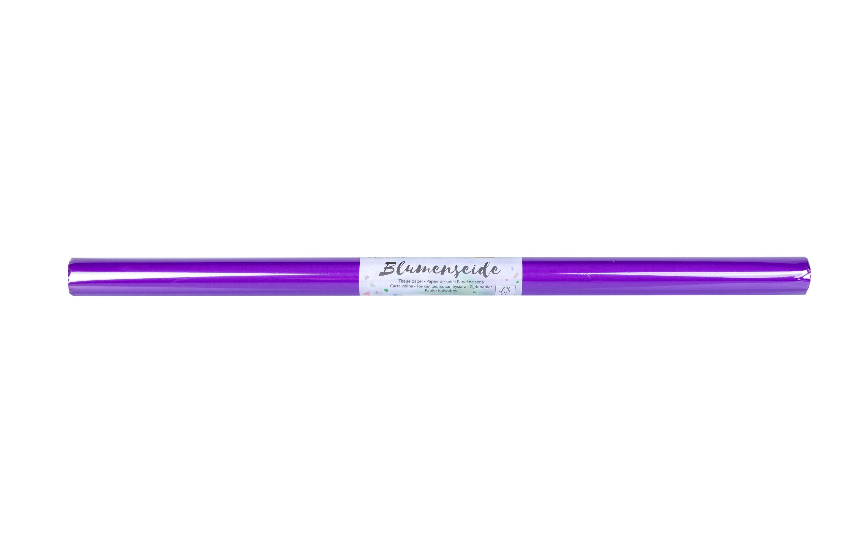 Folia Seidenpapier Blumenseide, 50 x 70 cm Violett