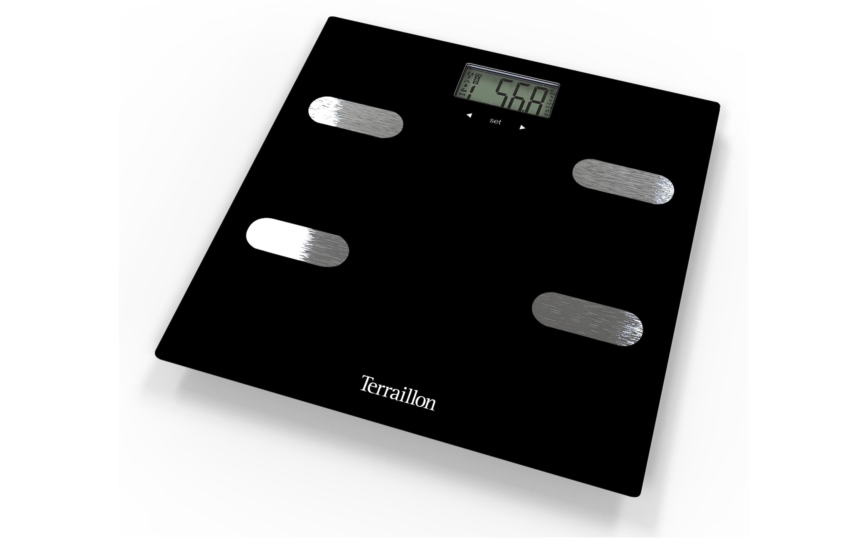 Terraillon Körperanalysewaage Fitness Schwarz