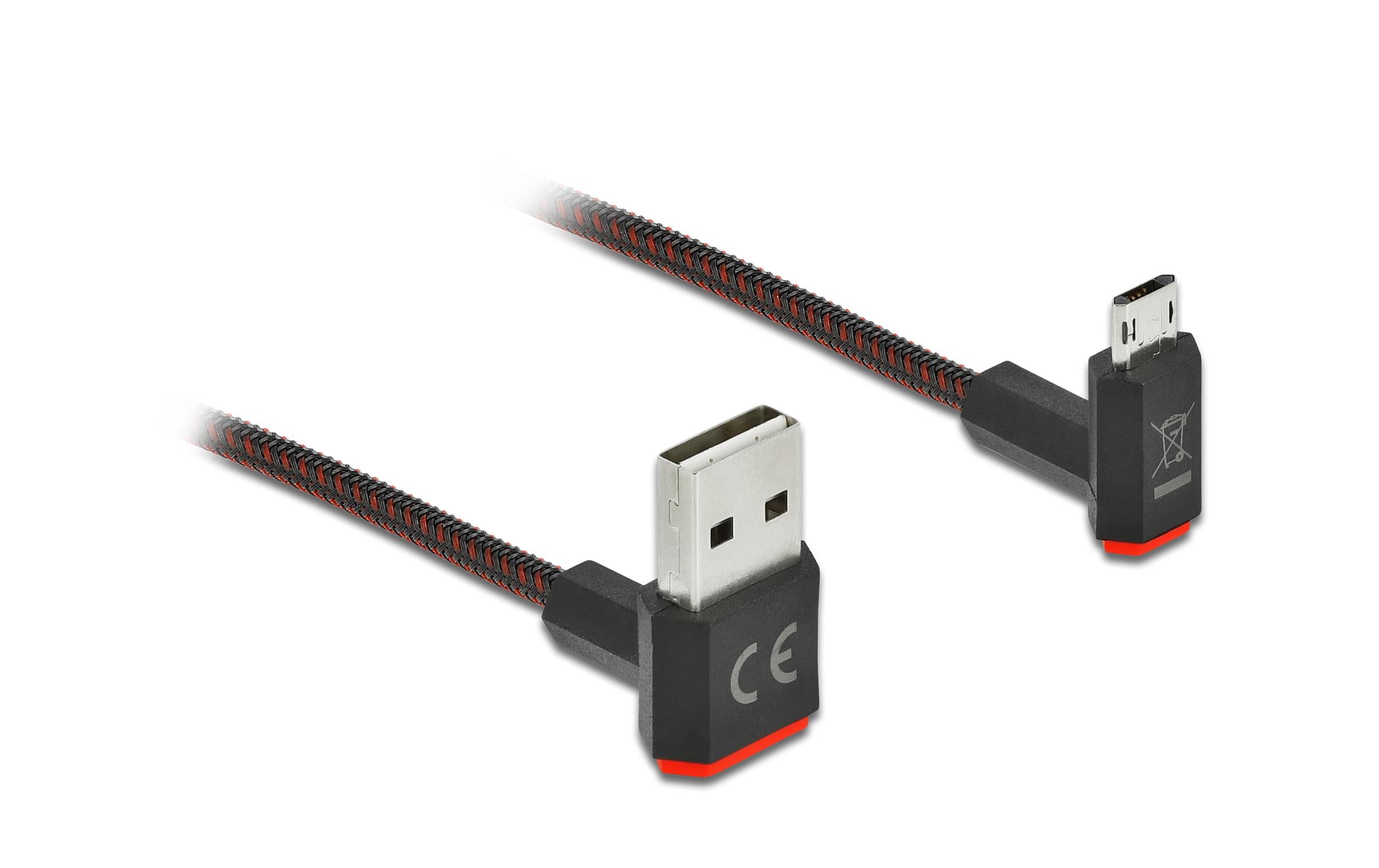 Delock USB 2.0-Kabel EASY-USB USB A - Micro-USB B 0.2 m