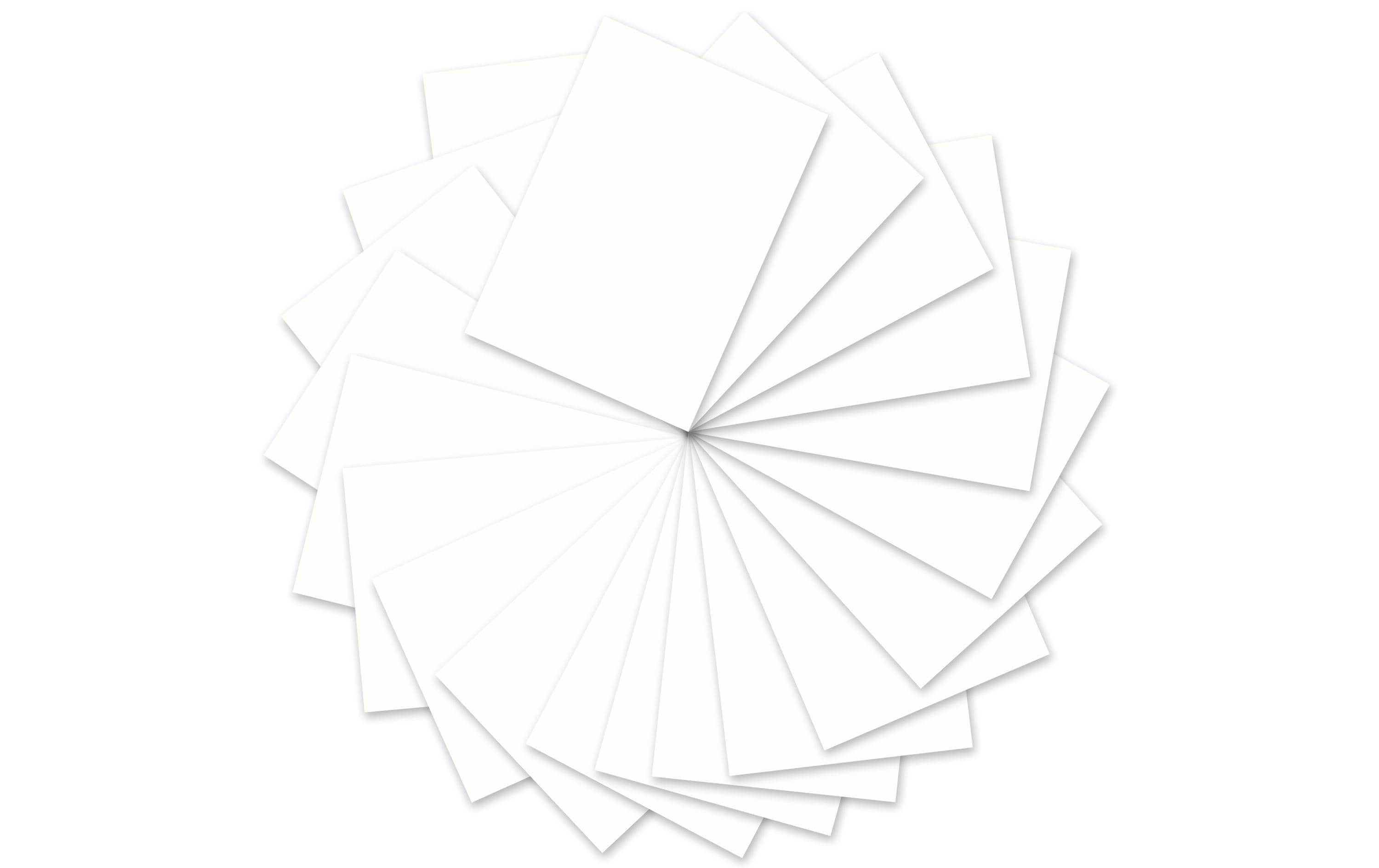 URSUS Tonzeichenpapier 50 x 70 cm, 130 g/m², 10 Blatt, Weiss
