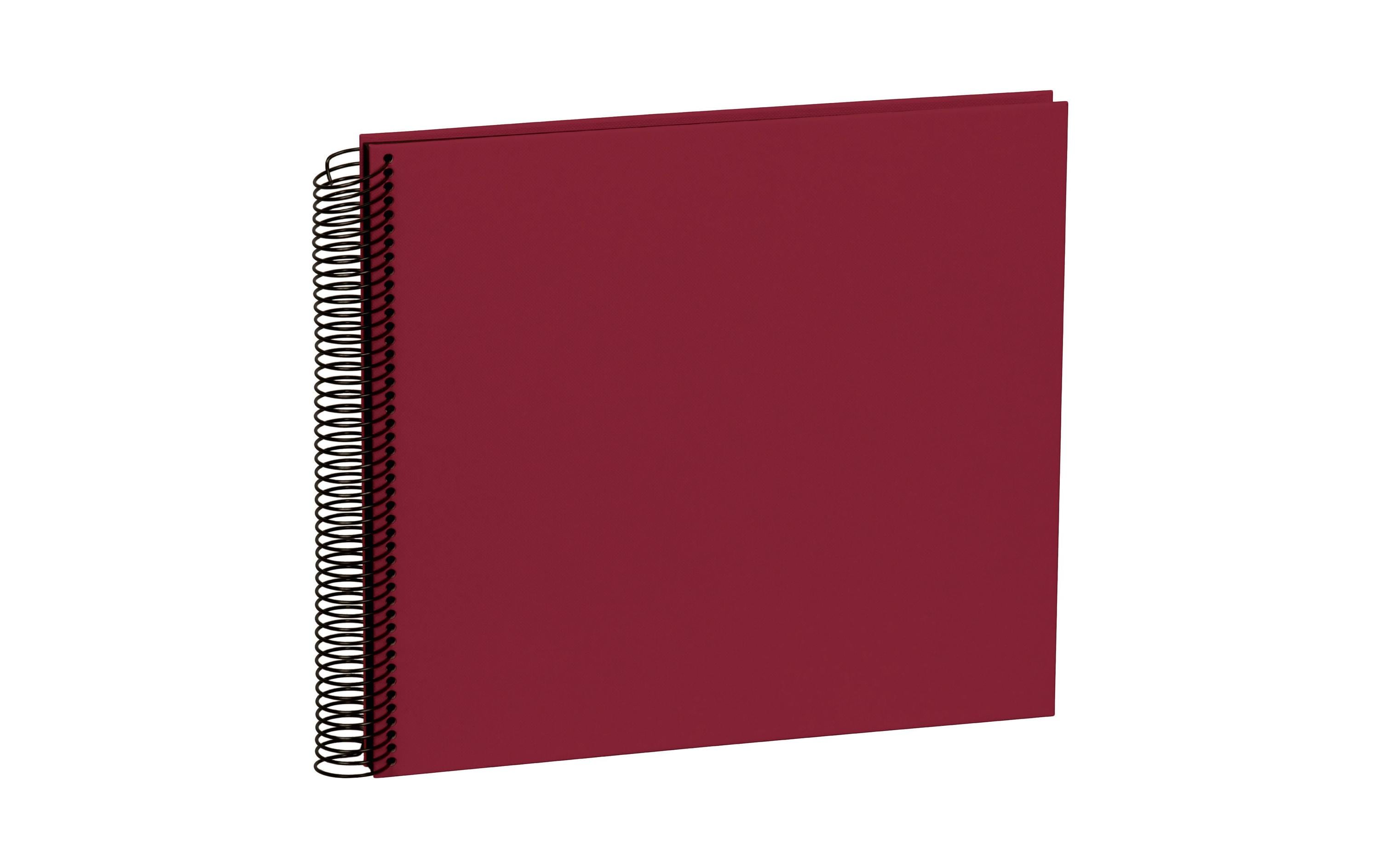 Semikolon Fotoalbum 23 x 24.5 cm Bordeaux, 40 schwarze Seiten