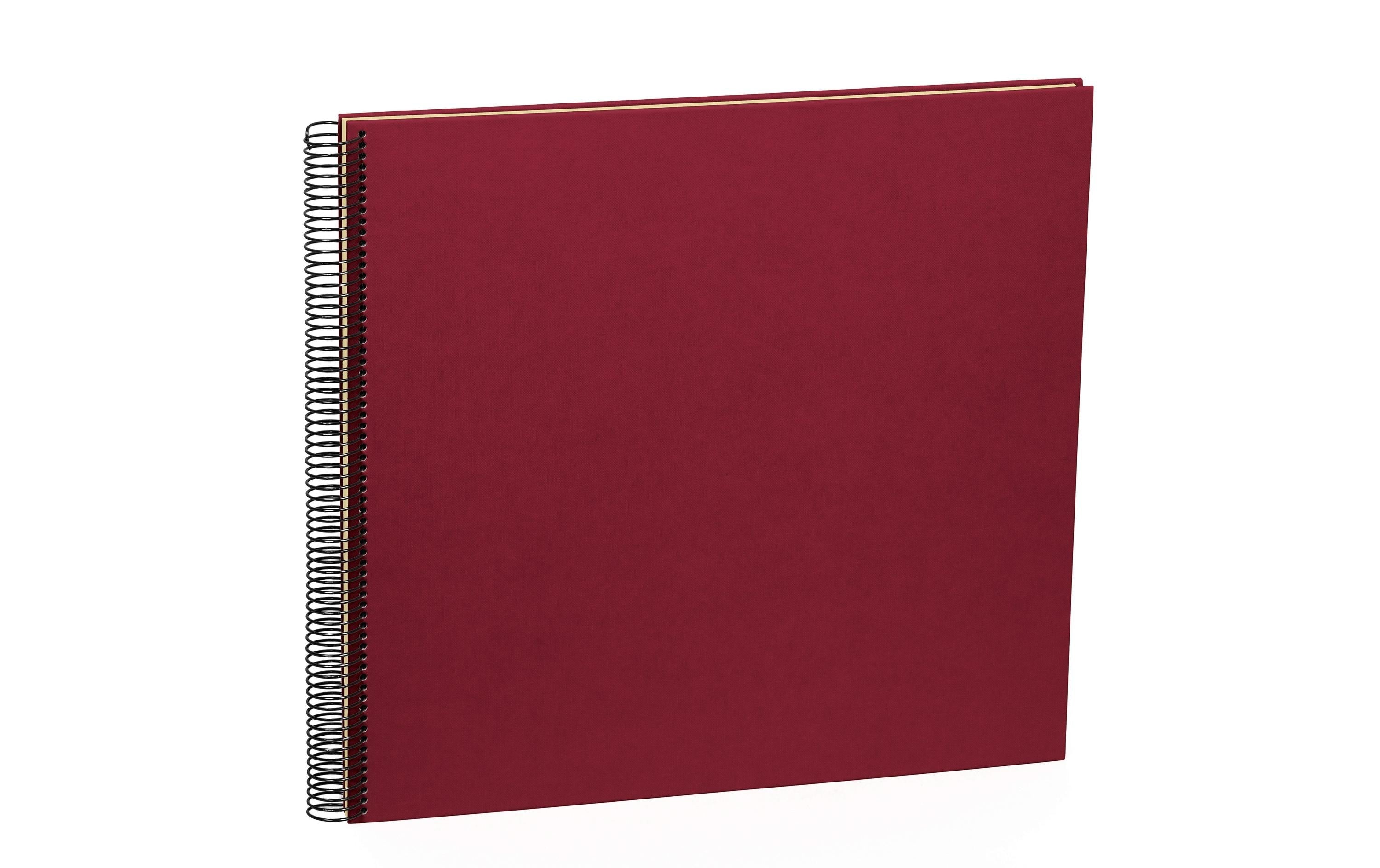 Semikolon Fotoalbum 34.5 x 33.2 cm Bordeaux, 50 cremeweisse Seiten